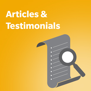 articles and testimonials